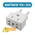 Kit 5un Adaptadores De Tomada 10a / 20a 250v T Benjamin - comprar online