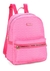 Mochila de Costa Barbie Bolsa Sintética Passeio Escolar Pink Estampada