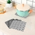 Kit 4 Descansos de Panela Preto e Branco Madeira Descanso de Prato - PAPELARIA STORE
