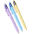 Kit 3 Canetas Bic Ponta Média 4 Cores Caneta Esfereográfica Retrátil Pastel