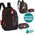 Mochila + Estojo Enaldinho De Costas Juvenil Escolar Preta - PAPELARIA STORE