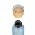 Imagem do Garrafa Squeeze Freeze De Água Viagem Gelada Inox Resistente Alumínio Com Tampa Bambu 500ml