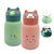 Garrafa de Água Infantil Vidro Cartoon Escola Passeio 340 ml Volta às Aulas - PAPELARIA STORE