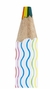 Lápis de Cor Arco-íris Madeira Big Colorido Infantil Escolar Jumbo