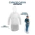 Capa de Chuva Adulta Descartável Protetor Unisex Transparente Capuz e Manga - comprar online