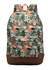 Imagem do Mochila de Costas Escolar Juvenil Florida Floral Com Borda Marrom Universitária
