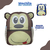 Mochila Bolsa de Costa Macaquinho C/ Orelhas Escolar Infantil Pequena C/ Bolsos - PAPELARIA STORE