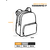 Imagem do Mochila Bolsa de Costa Coruja Corujinha Escolar Infantil Pequena C/ Bolsos Externos