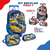 Kit Escolar Infantil Mochila de Rodinhas + Lancheira + Estojo Força 4 Carros Corrida Forza - PAPELARIA STORE