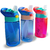 Imagem do Garrafa Squeeze Canudo Infantil Plástico Garrafinha de água Infantil Escolar Viagem Trava - 450ml