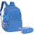 Mochila Stitch + Estojo Duplo Crinkle Bolso Laptop Chaveiro Pompom Universitária Escolar Juvenil - loja online