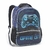Mochila de Costas Game On Azul Escolar Meninos Jogos Seanite