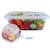 Imagem do Kit Conjunto 10 Potes Para Alimentos Retangular 500ML Com Vedação Absoluta