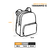 Imagem do Mochila de Costas com Pompom Premium Escolar Feminina Fashion Faculdade
