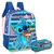 Kit Mochila De Costas + Estojo Stitch Infantil Escolar Verde/Azul Feminina Disney Original - comprar online