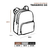 Mochila de Costas Escolar Juvenil Florida Floral Com Borda Marrom Universitária na internet