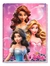Caderno Escolar 1/4 Princesas Princy Feminino Infantil 96 Fls Princesa P/ Menina - PAPELARIA STORE