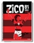 Caderno Escolar Capa Dura Espiral 1 Matéria Flamengo Zico com Poster 56x38 cm