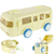 Garrafinha Infantil De Ônibus Divertida 450ml Com Bico De Silicone Garrafa Alta Qualidade Kids - loja online