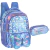 Kit Mochila De Costas + Estojo Triplo Borboleta 3D Feminina Escolar Infantil
