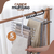 Cabide P/ Calças 5 Suportes Dobrável Retrátil Plástico Aço Inox Cabideiro Multiuso FWB - loja online