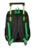 Kit Mochila de Rodinhas + Lancheira + Estojo Hulk Masculina Escolar Infantil