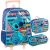 Kit Mochila de Rodinhas + Lancheira + Estojo Stitch Verde/Azul Original Infantil Escolar Feminina - loja online