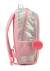 Imagem do Mochila de Costas Barbie Tons Pastel Feminina C/ Pingente de Pompom Escolar Universitária