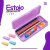 Imagem do Estojo Escolar Juvenil Plástico Com Divisórias Pastel Trend