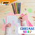Lápis De Cor 36 Cores Escolar Premium Ponta Resistente Madeira Mais Macio Infantil - PAPELARIA STORE