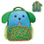 Imagem do Mochila Bolsa de Costa Cachorrinho C/ Orelhas Escolar Infantil Pequena C/ Bolsos