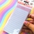 Bloco de Notas Adesivo Rosa Pautado com Imã 120x60mm Escolar Infantil - comprar online