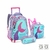 Kit Mochila de Rodinhas + Lancheira + Estojo Feminina Sereia Unicórnio - comprar online