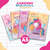 Caderno de Brochura Cosido Costurado A5 1/4 96 fls Capa Dura Amei - PAPELARIA STORE