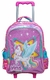 Kit Mochila De Rodinhas C/ Alças De Costas + Lancheira + Estojo Unicórnio Ponny Escolar Infantil - PAPELARIA STORE
