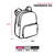 Mochila de Costa Com Chaveiro de Pelúcia Bichinho UpForYou C/ 6 Bolsos GG na internet