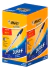 50 Unidades Canetas Bic Cristal Azul Com Ponta Média Caixa - PAPELARIA STORE
