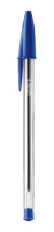 50 Unidades Canetas Bic Cristal Azul Com Ponta Média Caixa - loja online