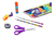 Kit Escolar Lapis de Cor Borracha Apontador Lapis Decorado Tesoura Dino Leo&Leo - comprar online