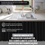 Cortina Para Pia de Cozinha em PVC Balcão Blackout Lisa 1,38 X 80cm - comprar online
