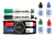 Kit 4 Marcadores P Quadro Branco + Apagador + 4 Tintas