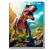 Caderno Escolar Costurado Capa Dura Dinossauro Dinos ZOO Grande Brochura - comprar online