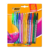 Kit Com 10 Canetas Bic Cristal Fashion Coloridas Ponta Média 1.2mm