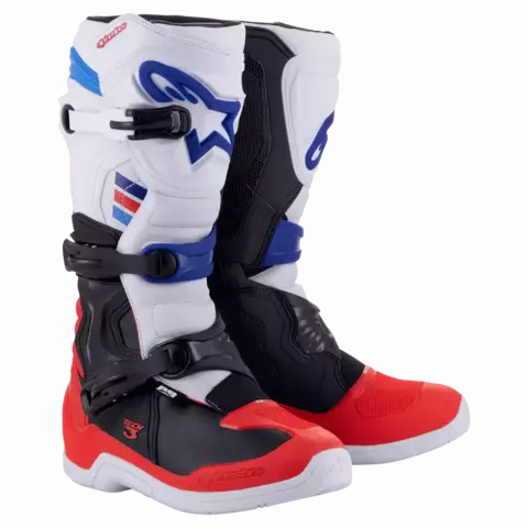 Botas Tech 3 Motocross Wh Red Blu ALPINESTAR - comprar online