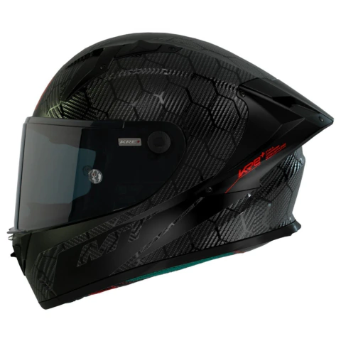 Casco KRE+ S (HOMOL FIM) CARBON SOLID A11 BRILLO