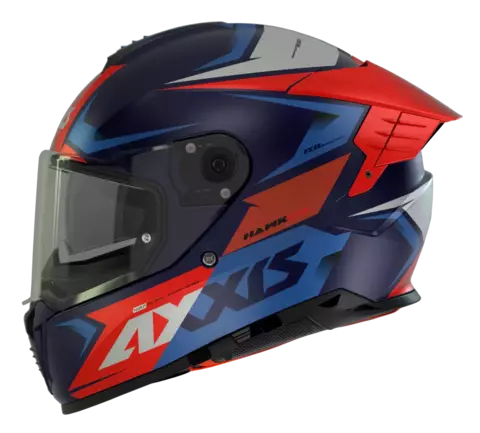 Casco Moto Axxis Hawk Evo SV Ixil C7 Matt Blue - comprar online