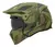 Casco Abierto Modular Mt Helmets Streetfighter Burst C6 Verde Mate + Sun Visor - MTG SPORT