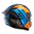 Casco MT Helmets Targo Pro Welcome D4 Integral Naranja Brillante - MTG SPORT