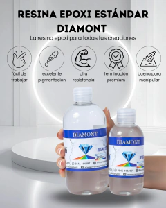 750G. RESINA EPOXI ESTÁNDAR DIAMONT - comprar online