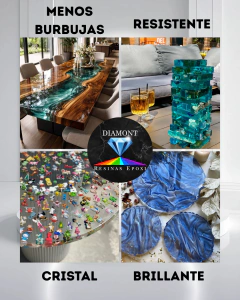15KG. RESINA EPOXI GLASS FLUENT DIAMONT en internet